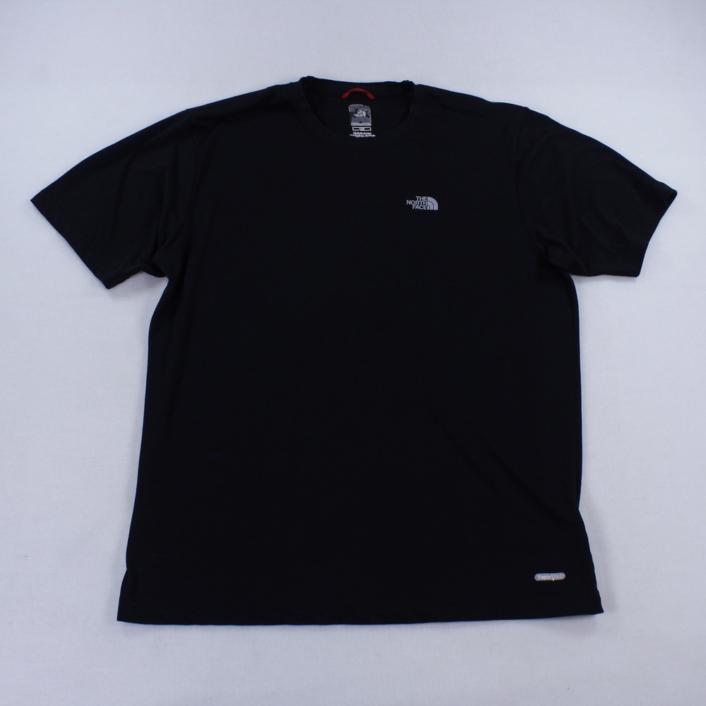 The North Face Mens Black Performance Active T-Shirt Crew Neck Top Size L